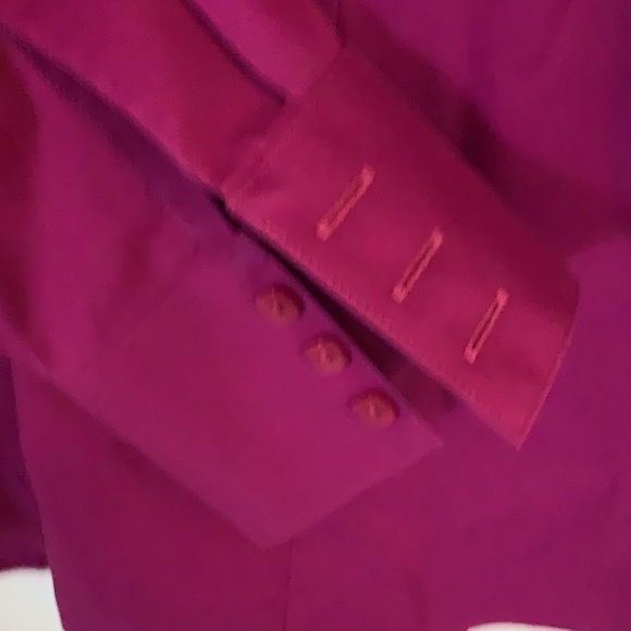 Chicos- Purple non iron top. Like new. - Picture 3 of 4